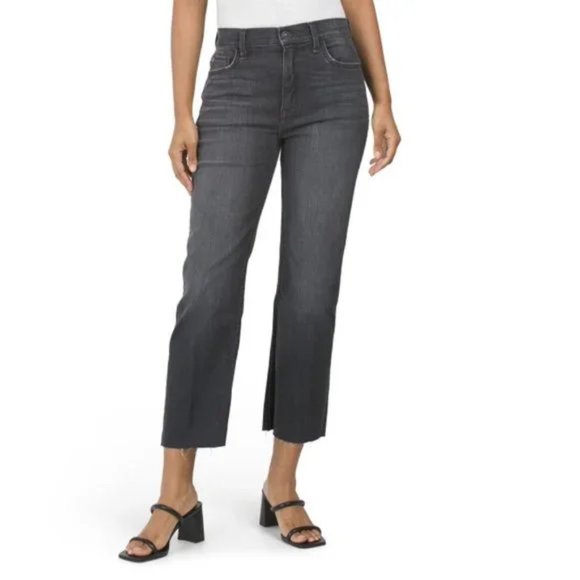 Hudson Jeans Denim - NWT HUDSON JEANS Noa Black Mid Rise Straight Leg Crop Jeans SZ 30 = US 10